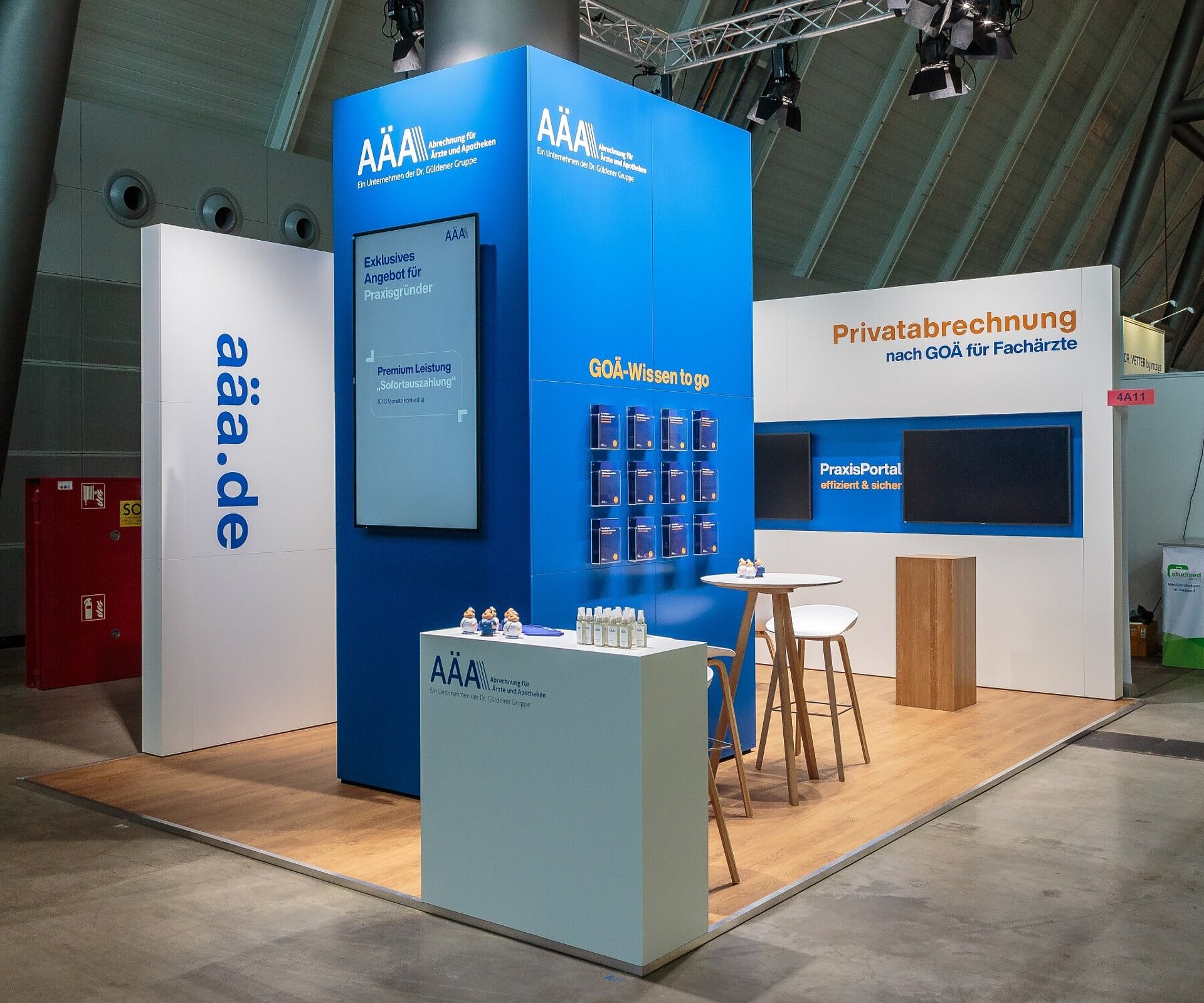 Nachhaltig konzipierter Messestand von AÄA