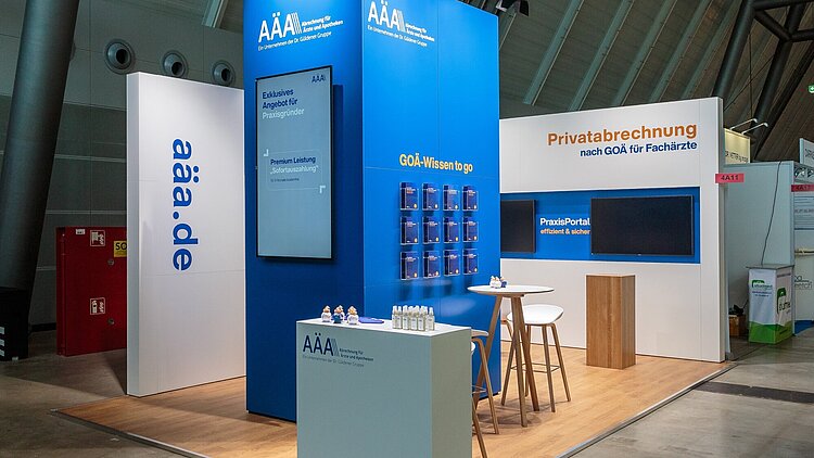 Der nachhaltig konzipierte Messestand von AÄA