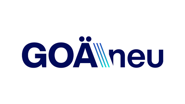 Ein plakativer Schriftzug "GOÄneu" im Stil des Logos von AÄA